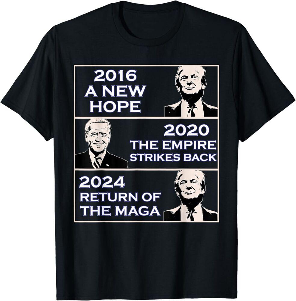 2024 Return Of The Maga, Pro Trump 2024 Anti-Biden T-Shirt Unisex T-Shirt M