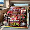 Veteran American Flag Heroes Sacrifice Blanketcustomize Your Name Lightweight Comfortable And Stylish Blanket For Travel Bed Home Chair Office Sofa