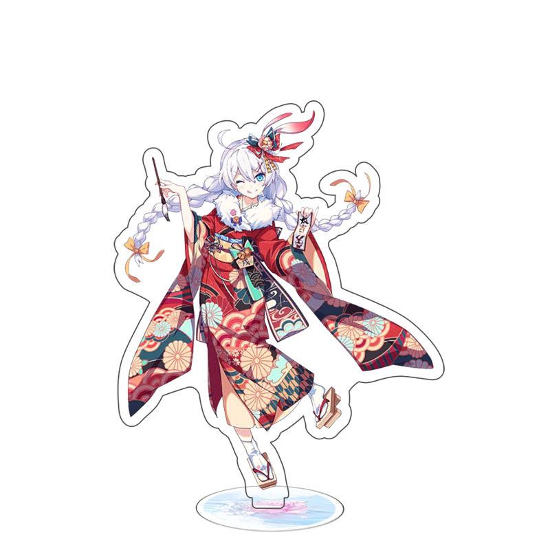 Game Anime Honkai Impact 3 Yae Sakura Teresa Mei Model Acrylic Figure Stand Painted Desk Decor Ornament Gift 15cm