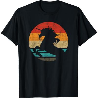 Unicorn Retro Style Vintage T-Shirt