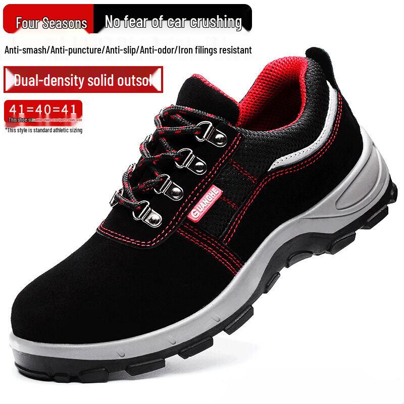 Men s Lightweight Breathable Safety Shoes 36