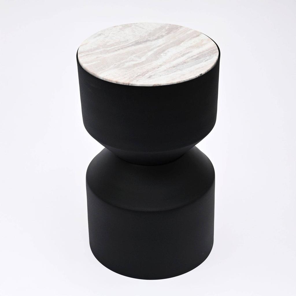 Drum Table with Toronto Marble Top