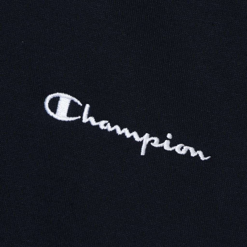 Outerwear Long Sleeve Fleece Embroidery Script Logo Zip Jacket Sports Navy M [Champion] Men's C8-ZS001Z