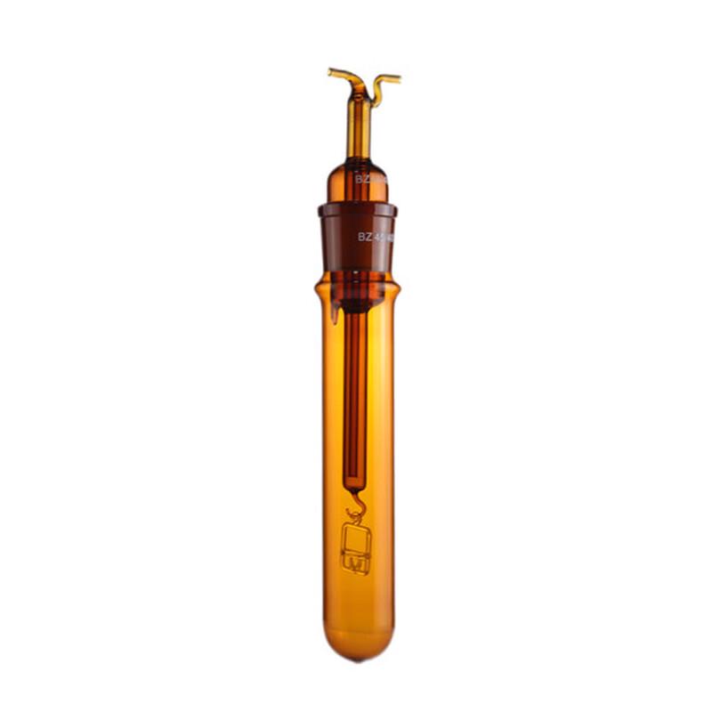 SH/T0023 Standard Brown Glass Silver Chip Corrosion Test Tube Complete Set with Hook