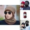 Thick Knitted Winter Hat For Men Windproof And Warm Suitable For Cycling And Skiing