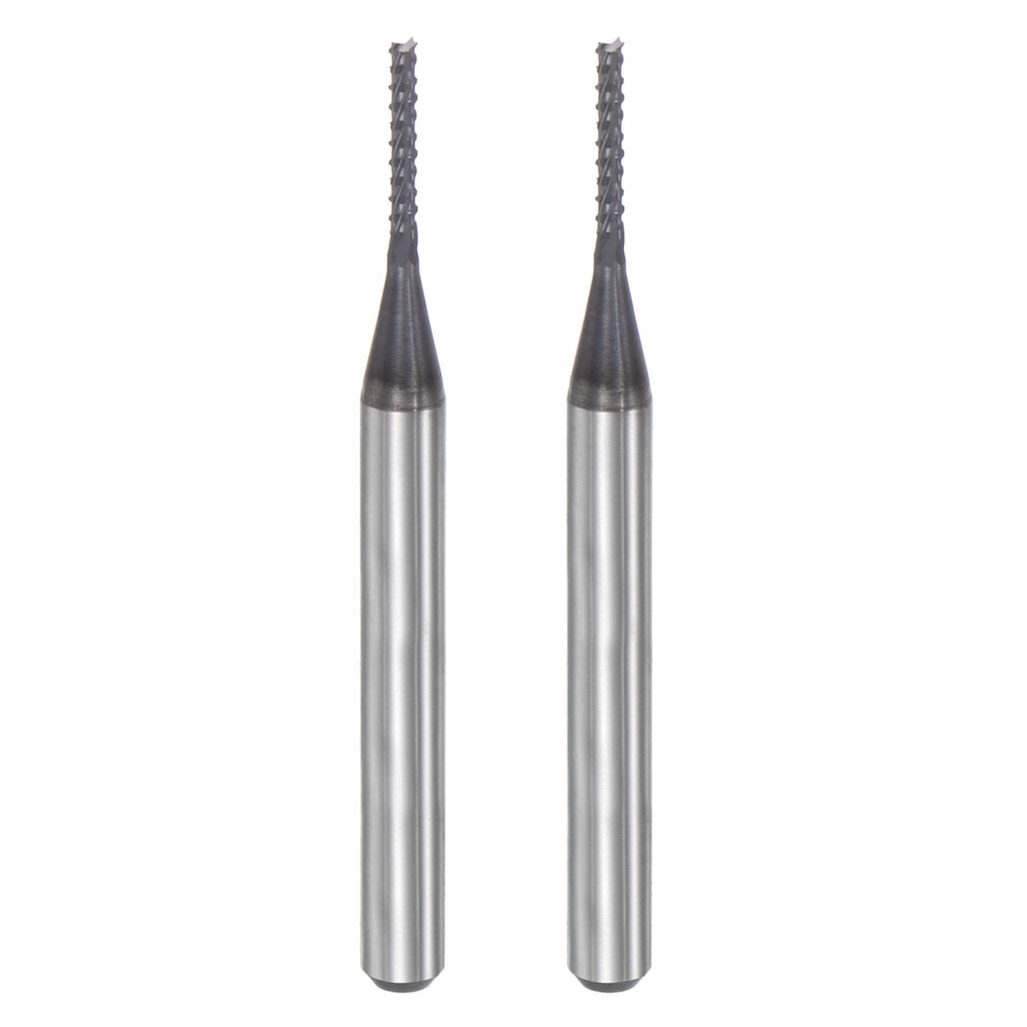 

uxcell End Mill CNC Router Bit, Diamond Film , Carbide Engraving Bit, Milling Machine, 1.1mm x 6mm срібний