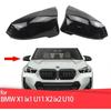 Glossy Black Rearview Mirror Cap Wing Side Mirror Cover Fit For BMW X1 IX1 U11 U12, X2 IX2 U10 Accessories
