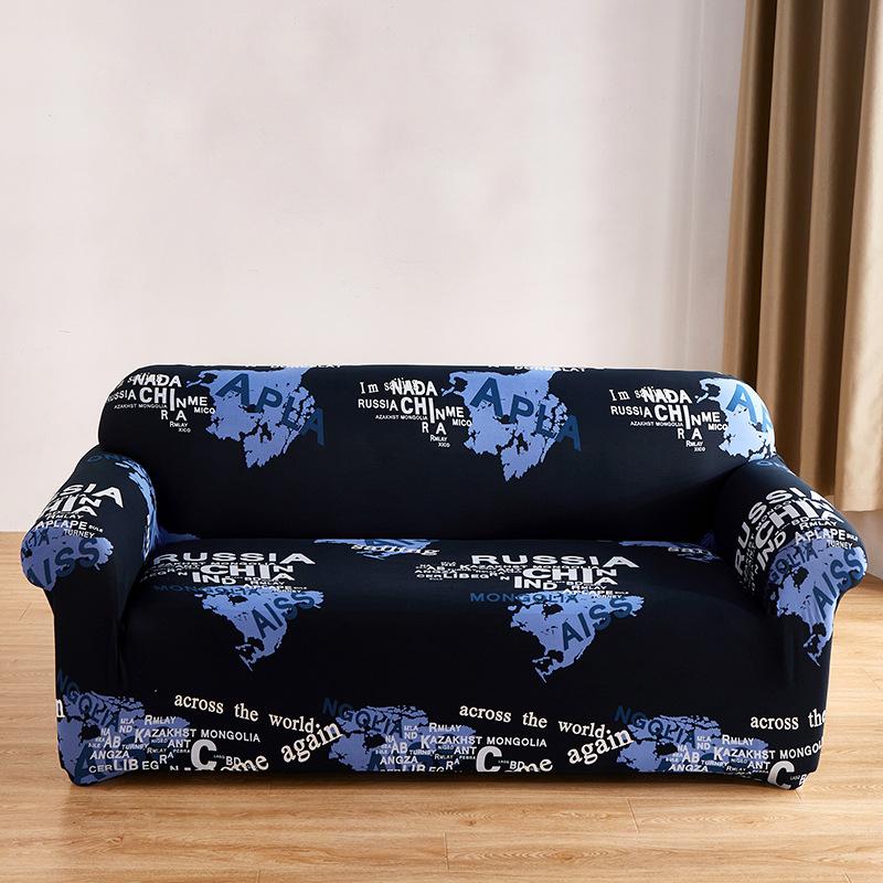 High Elasticity Dust-Proof Printed Sofa Cover Anti Slip Anti Cat Scratch Couch Slipcover Easy-Care Cloth Towel For Four Seasons