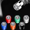 Car Wheel Tire Air Valve Caps Stem Cover with Color Brand Logo For Jaguar XF 250 X Type F Pace Xj X351 Xe S-Type XFR XKR XEL HH1