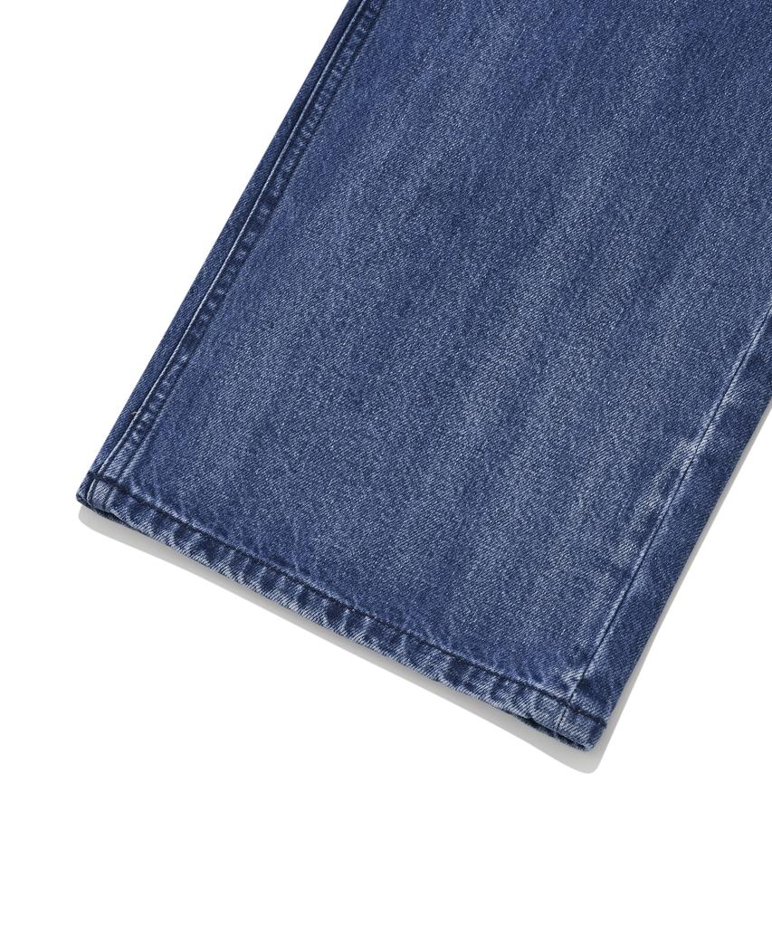 Palet Hand Brush Denim Pants Blue