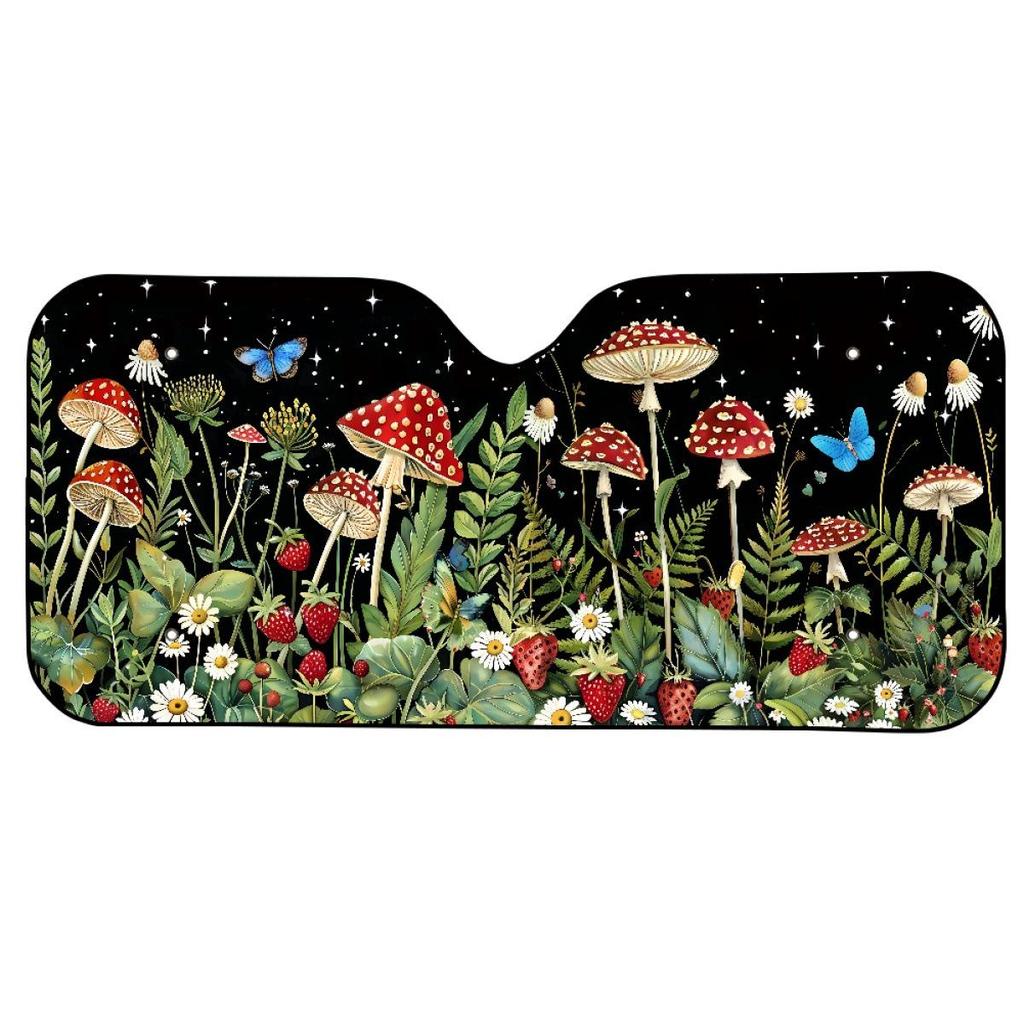 Mushroom Series Car Sunshade: Lightweight, Portable, Customizable Summer Heat Insulation