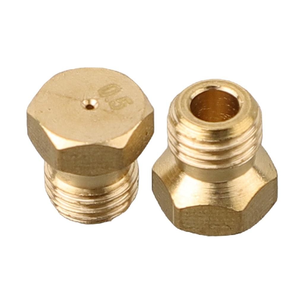 6PCS for LPG Gas Water Heater Nozzle Stove Heating Propane Injection Conversion Kit 0.87 0.65 0.5 Gas Stove Nozzle