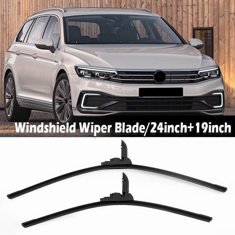 2x Quality Windshield Pair 24"&19" Wiper Blades For Volkswagen Passat 2012-2021