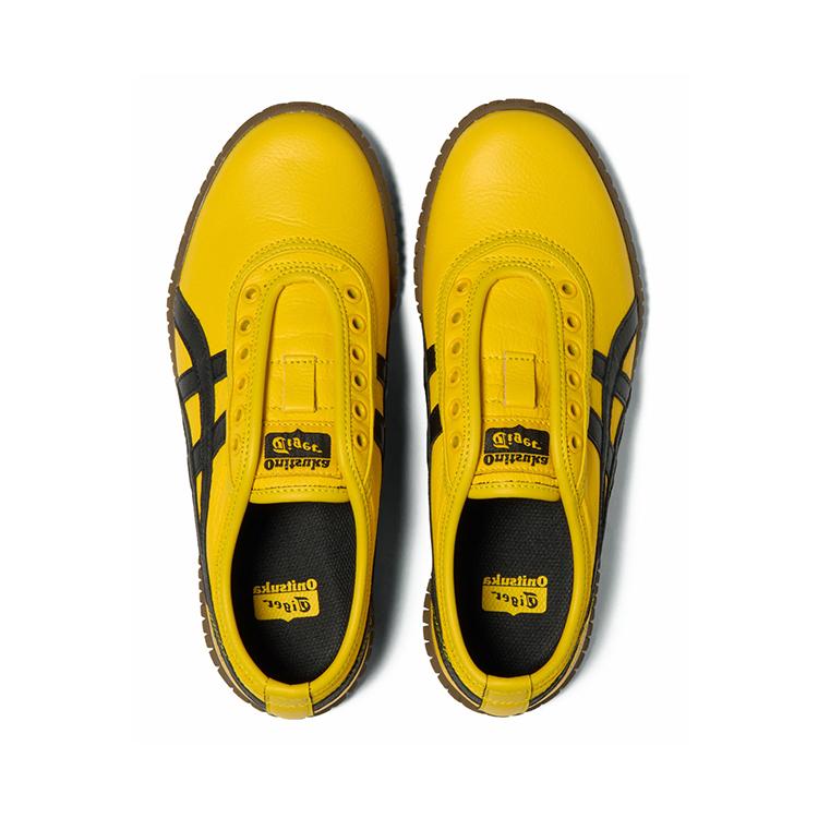 Onitsuka Tiger Tsunahiki Slip-On Versatile Comfortable Durable Low-Top Casual Shoes Unisex sneaker Yellow 1183C529-750