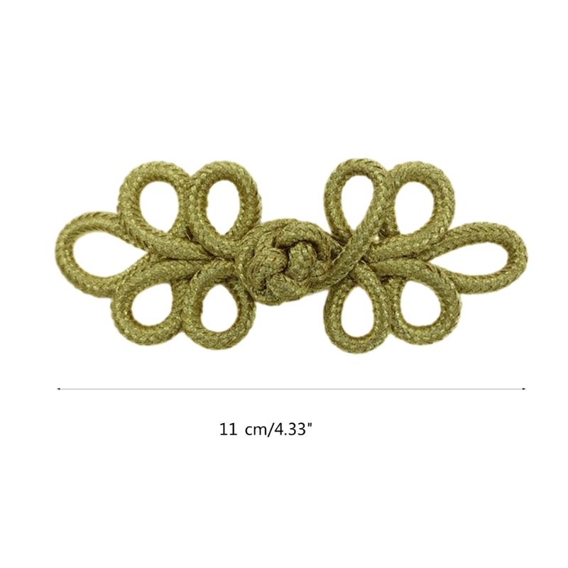 Hand Sewing Crochet Button Fasteners Chinese Knot Closure Cheongsam Frog Button Silk Buckle Clothes Tang Suit Decoration