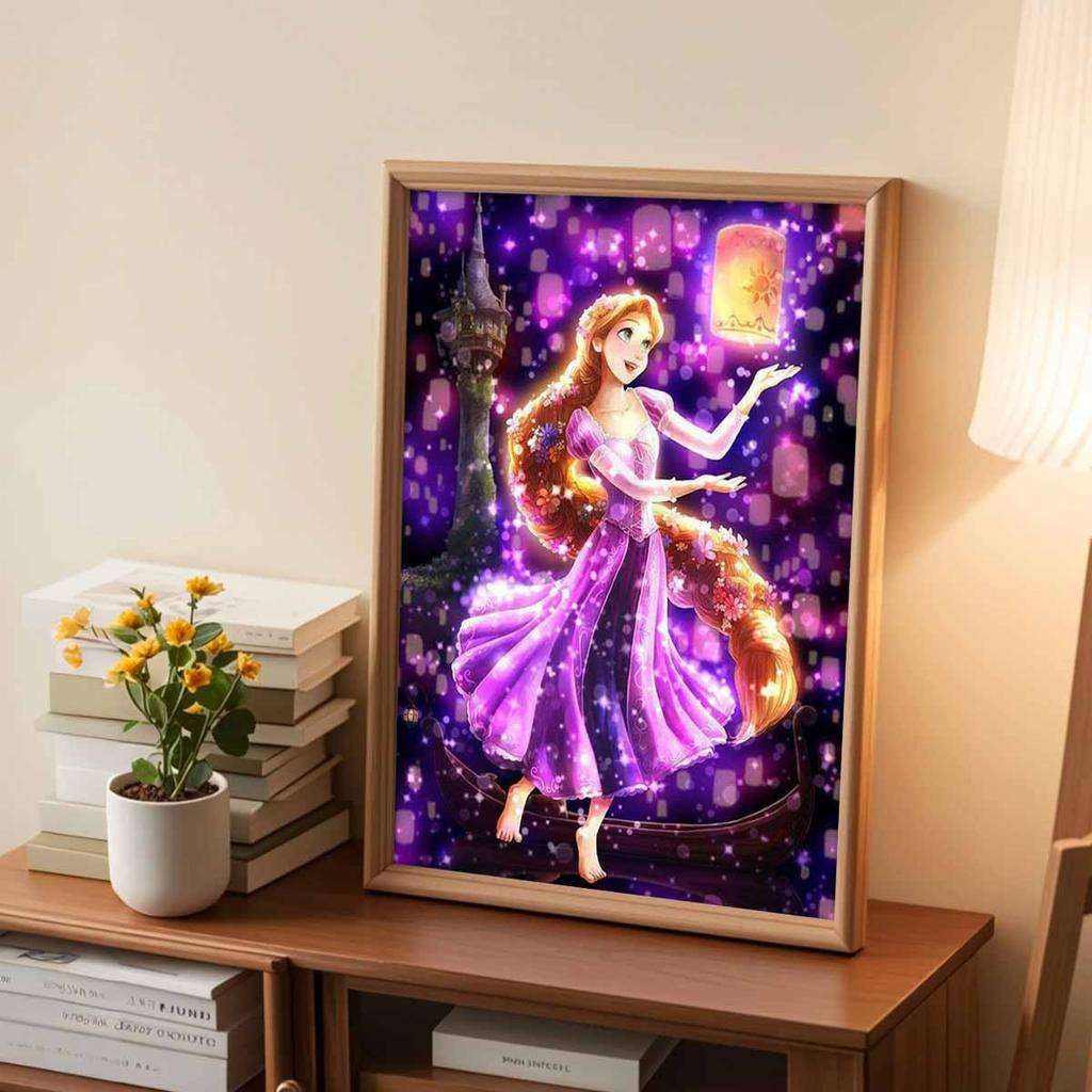 Full Round Diamond Painting Beautiful Princess Art Rhinestone Picture Mosaic DIY 5D Cross Stitch Embroidery Home Decoration