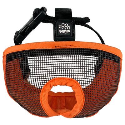 Mentem dog brachycephalic čenich S síťovaný typ, oranžový, 1 kus