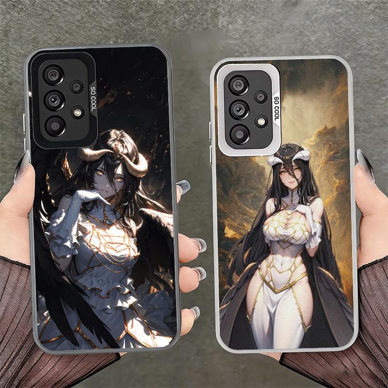 Albedo O-Overlords Anime Shockproof Phone Case for Samsung A17 A16 A15 A14 A37 A57 A36 A56 A26 A35 A55 A25 A34 A54 A24 A13 A23 A