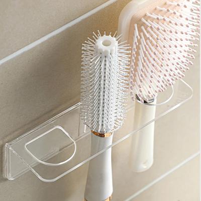 Wall Punching-free Acrylic Bathroom Comb Storage Rack Toothbrush Storage Rack Shaver Storage Wall Mounted Bathroom Furniture