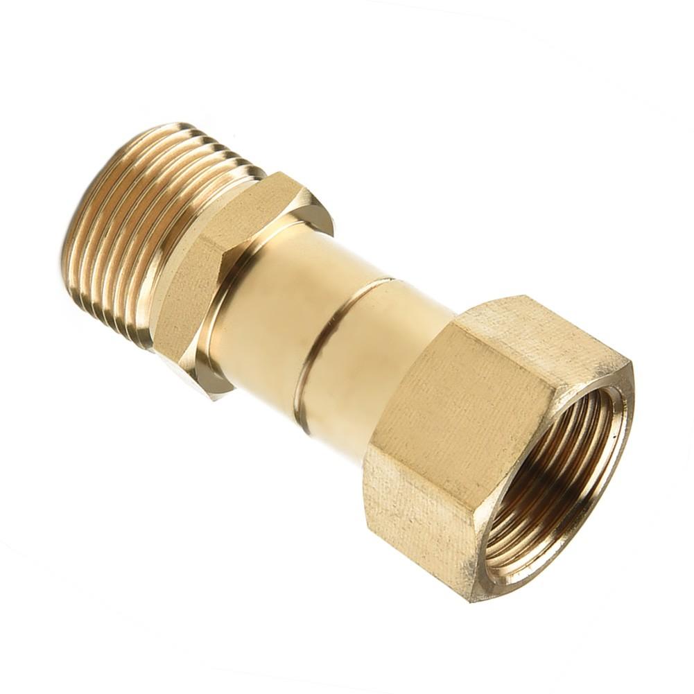 Hochdruckreiniger Schwenkgelenk Verbinder Schlauchfitting M22 14mm Gewinde Schlauch zu Sprühpistole Verbinder Hochdruckreiniger Adapter