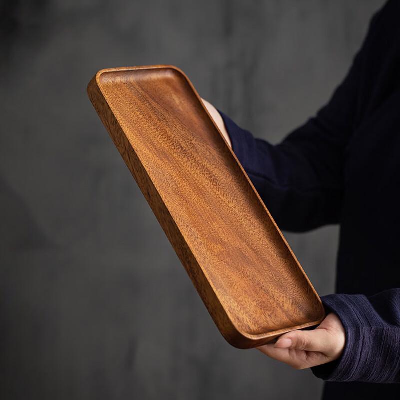 Walnut Wood Oval Serving Tray