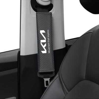 2pcs For Sportage Rio Ceed Picanto K5 K9 Sorento Carbon Fiber Cotton Protection Cover Auto Shoulder Cover Car Accessories
