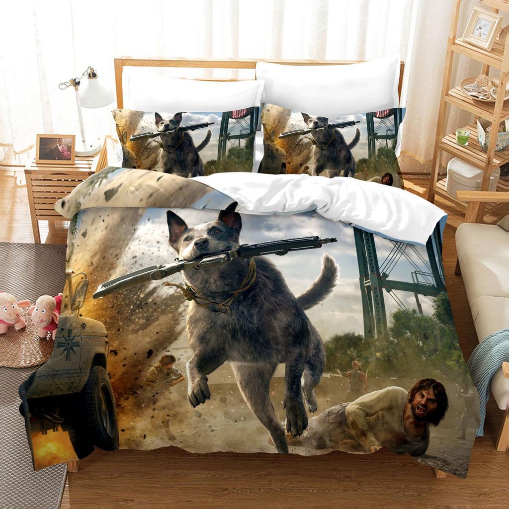 3D Digital Printing Quilt Set Three-Piece Far Cry