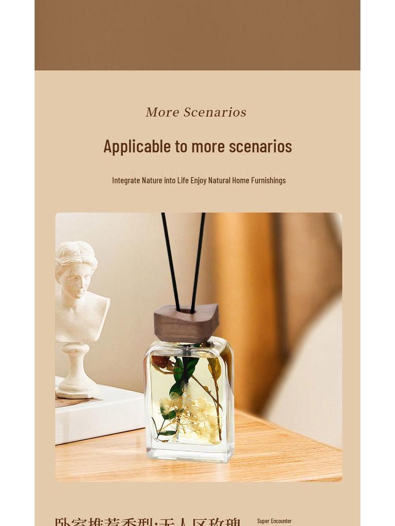 Luxury Preserved Flowers Aroma Diffuser Gift Box – Long-lasting Fragrance for Hotel Bedrooms & Souvenirs