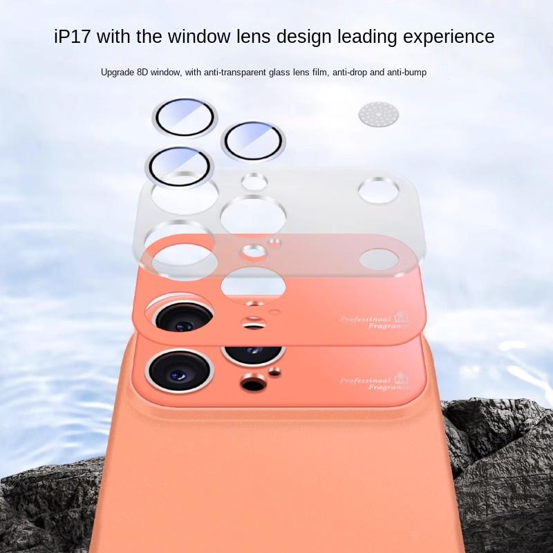 New Fragrance Liquid Silicone Phone Case For iPhone 16 15 14 13 12 11 Pro Max Plus Full Lens Protection Soft Shockproof Cover