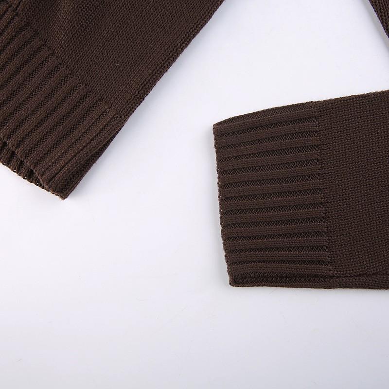 Autumn and Winter Women's Warm Hooded Zip Cardigan Pockets Solid Colour Jacket Short Temperament Tops