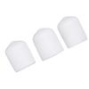 100PCS Screw End     White PVC Anti Aging Flexible Flame Retardant End Cover for