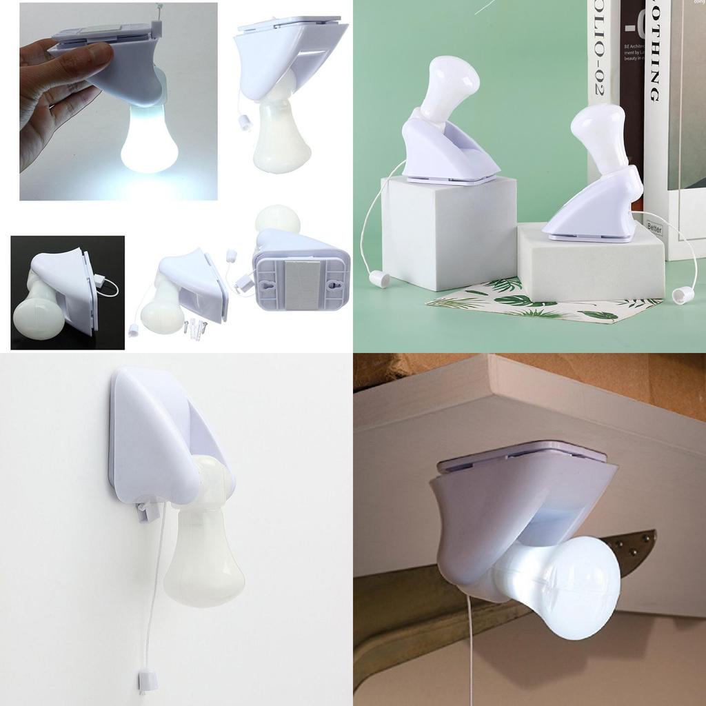 Modern Simple Mini Pull Cord Night Light For Cabinets And Bedside Use