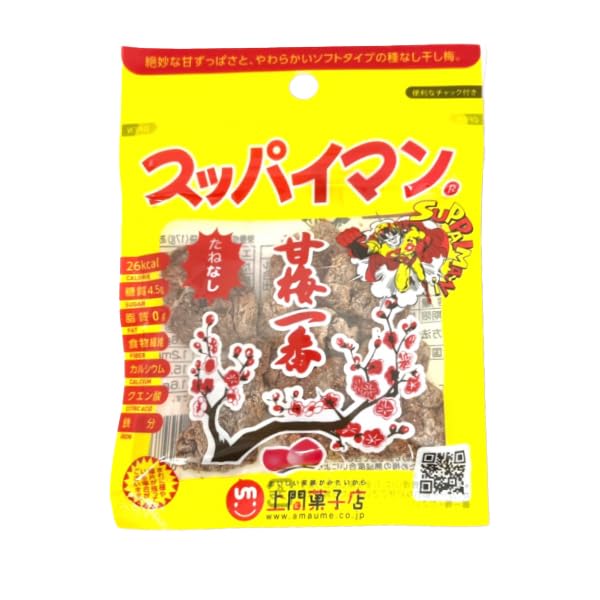 

Конфеты сувенирные Kubakasaya Okinawa Suppaiman Amaume Ichiban без косточек 15г