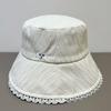 Lace Fisherman's Hat Children Spring and Summer Thin Breathable Sunscreen Visor Basin Hat