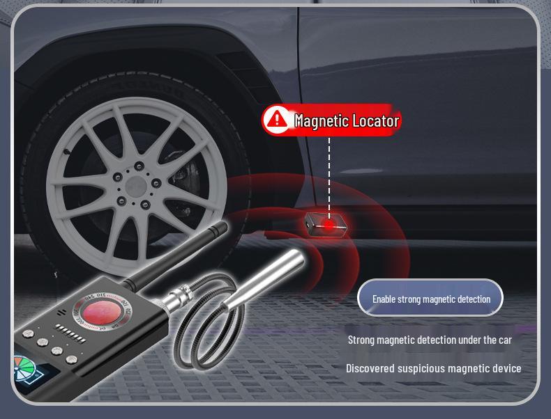 K66 Signal Detector: Anti-Peeping, Anti-Positioning, Camera & GPS Scanner for Hotel & Car Monitoring