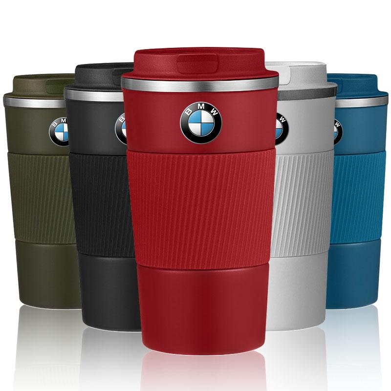 500ml Edelstahl Kaffeebecher Thermosbecher Tragbarer Reise Thermobecher Für BMW E46 E39 E53 E36 F22 E87 E90 E91 E92 E65 X5