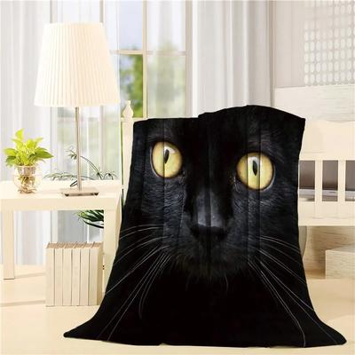 Flanell Fleece Bettdecke 40x50 Zoll Katzenliebhaber Überwurfdecke Leichte Kuschelige Plüschdecke für Schlafzimmer Wohnzimmer Sofa Couch