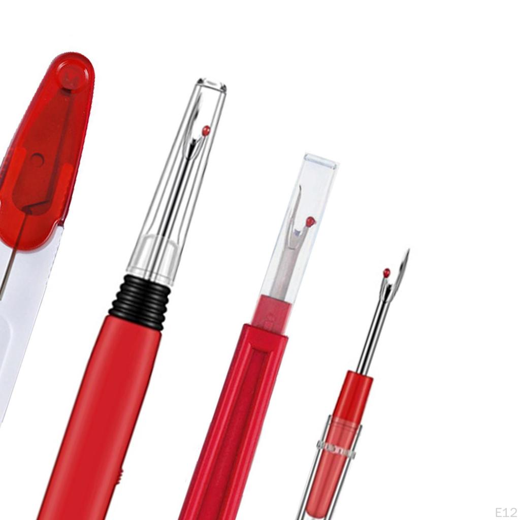 Ergonomic Grip Seam Ripper Kit,Colorful Large Thread Remover Tool Rippers for Sewing Crafting