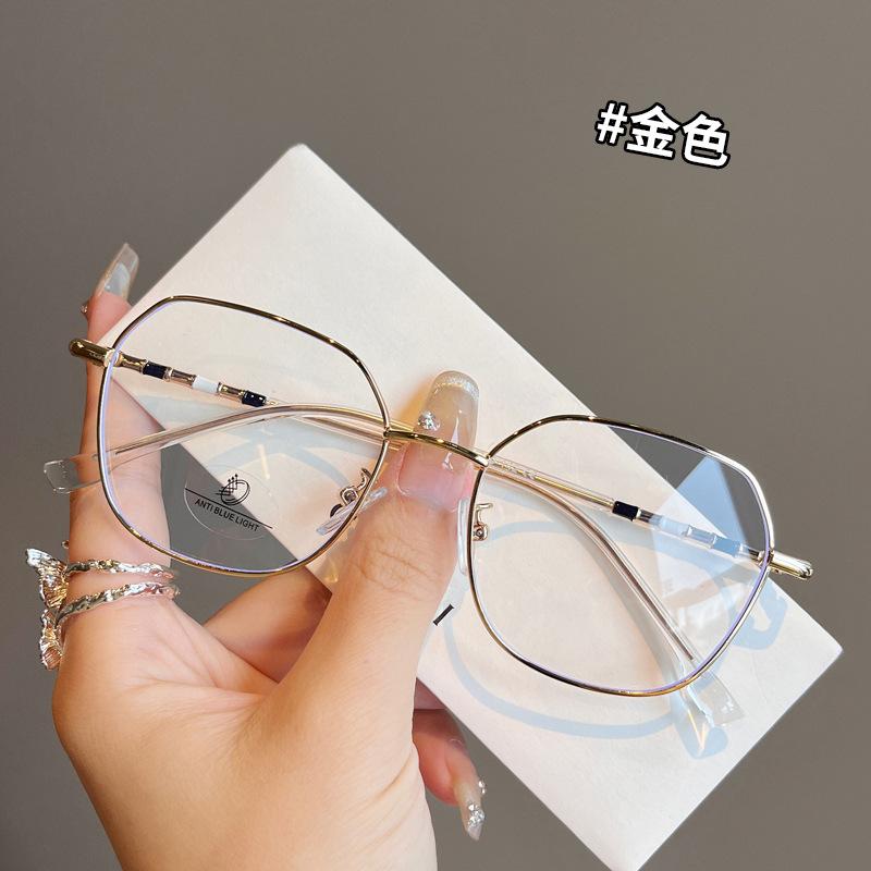 

Polygon Shape Man Glasses High Quality Blue Light Blocking Female Glasses Frame New Style Computer Glass