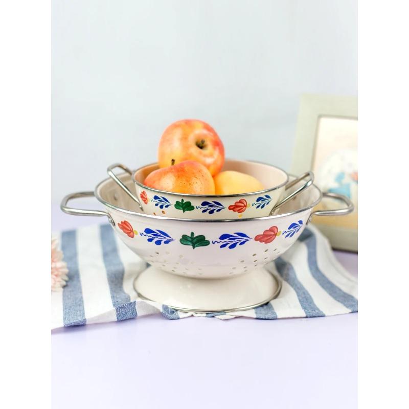Royal Dutch Kitchen Sieb, Nudelsieb, Obst, Gemüse, Spülen, Abtropfschale, Tafelaufsatz