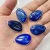 2pcs 20x30mm Natural Crystal Gem Mineral Stone Pendant Charm For Making Necklace Earrings Jewelry Silver Color Border