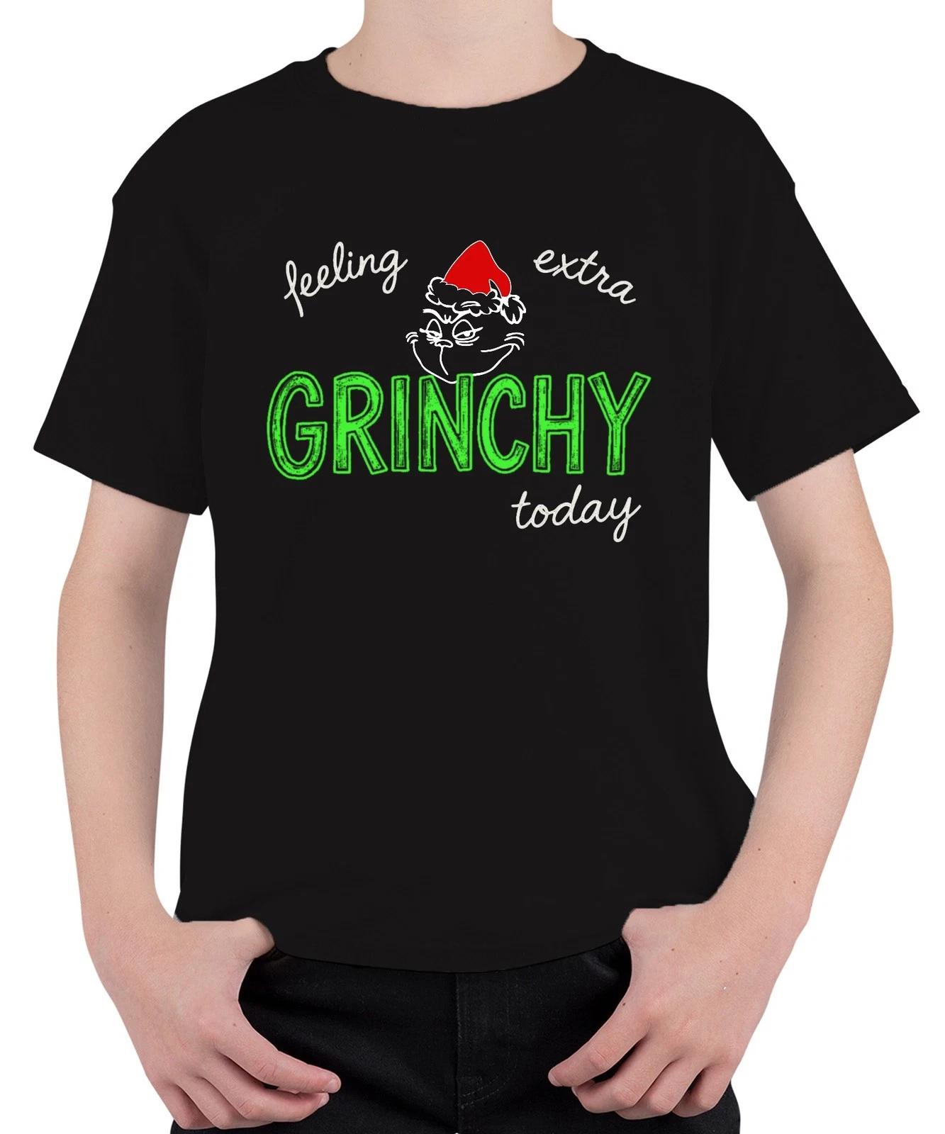 feeling extra GRINCHY today Weihnachten Grinch lustig sarkastisch Unisex Kinder XL