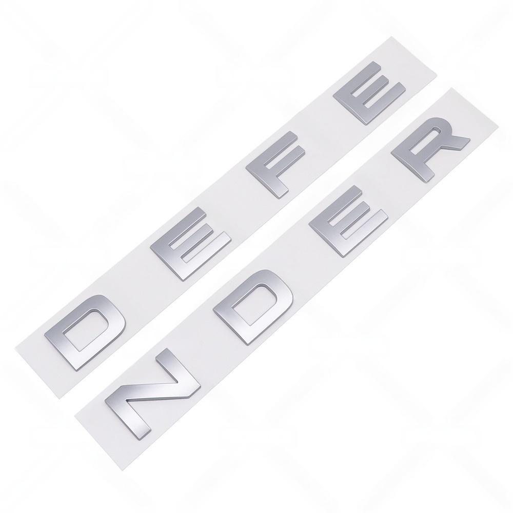 1Pc 3D ABS Letters Car Front Hood Badge Bonnet Sticker Rear Trunk Emblem Logo Decal Accessories