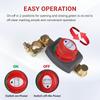 ON/OFF Battery Disconnect Switch 12V 275A Circuit Cutter For Camper Car Auto RV Marine Boat Key Battery Selector Isolator Disconnect Rotary Switch