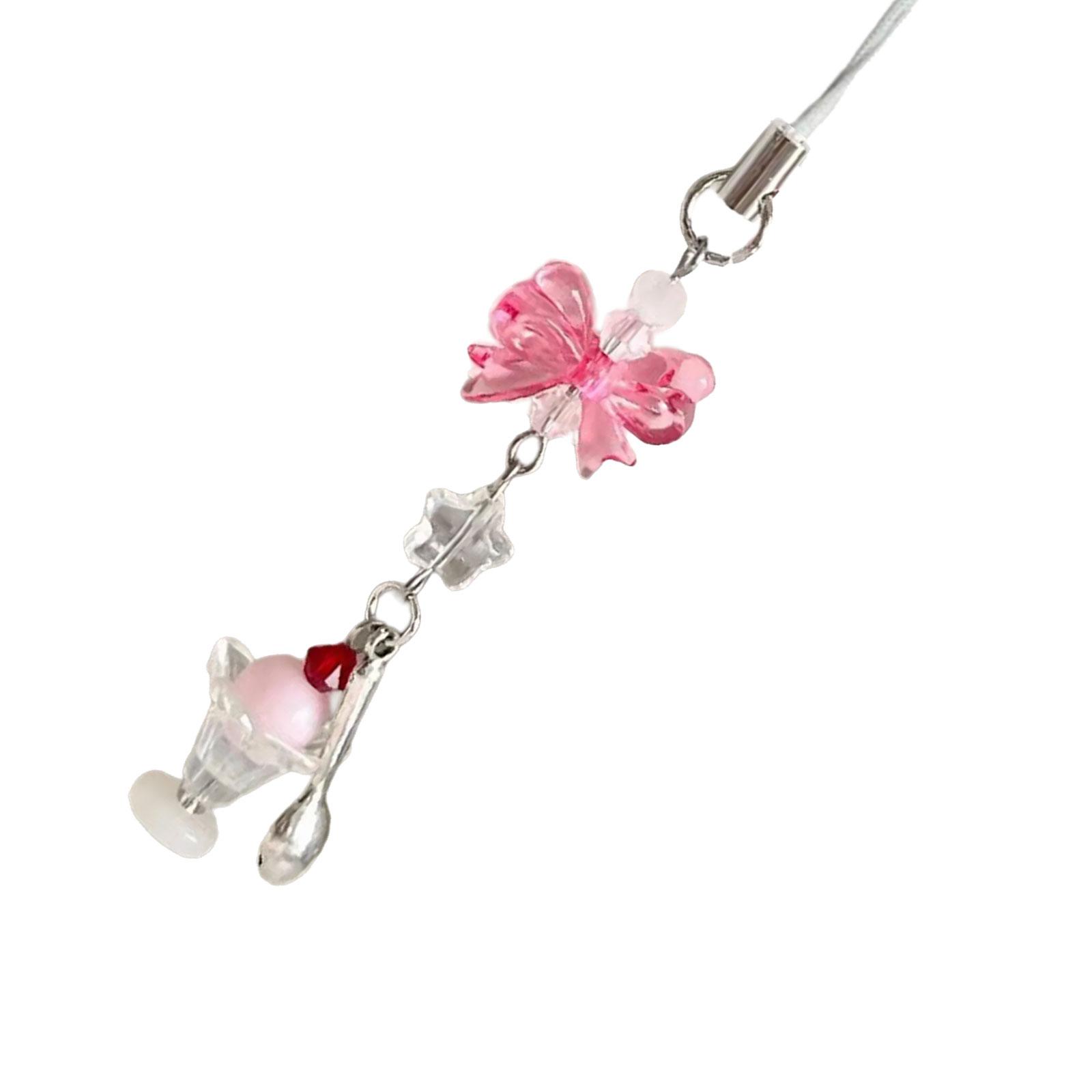 

Creative Ice Cream Theme Phone Chain Bag Pendant Decorations Perfect for Enhancing Style in Daily Life and Special Event 2