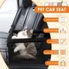 Dog Car Seat Puppy Booster Seat With Safety Lock Scratch Proof Adjustable Strap Travel Car Box for Small to Medium Dog
