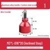 M3M4 Aluminum Alloy Hand-Tightening Flat Head Knurled Adjustment Screw Bolt