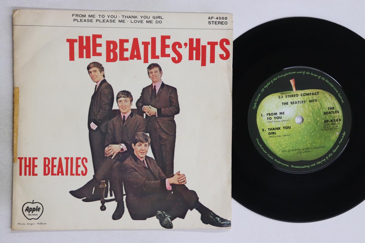 

7-дюймовая пластинка BEATLES - Хиты Битлз AP4568 APPLE 1970 Япония Рок Б/У