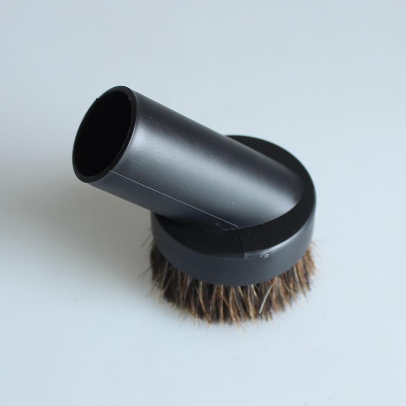 Vacuum Cleaner Accessories: Mixed Horsehair Round Brush and 32mm Suction Nozzle