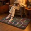 A-Alphabet Hopscotch Play Rug Floor Mat Soft Flannel Non-Slip Rug Washable Floor Mat for Living Room Bedroom Home Decor